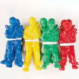 Tesco Assorted Paratrooper Plastic Toys Party Favours 9cm - Pack of 12 offer