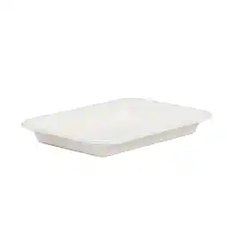 Tesco White Compostable Bagasse Chip Takeaway Trays 18cm - Pack of 25 offer