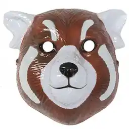 Tesco Red Panda Plastic Face Mask 22cm offer