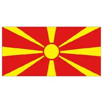 Tesco North Macedonia Flag - 5 x 3 Ft offer