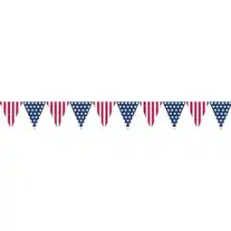 Tesco USA Flag Plastic Pennant Bunting 3.65m offer