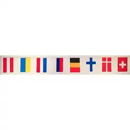 Tesco European Flags Bunting 8m offer