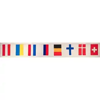 Tesco European Flags Bunting 8m offer