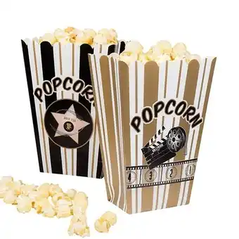 Tesco Assorted Hollywood Popcorn Paper Bowls - Pack of 4 offer