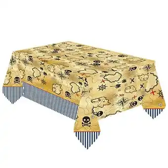 Tesco Pirate Treasure Island Paper Tablecover 180cm x 120cm offer