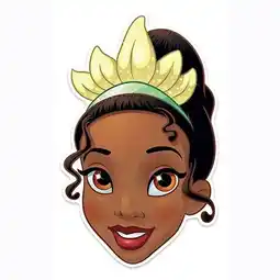 Tesco Disney The Princess and the Frog Tiana Cardboard Face Mask for Children offer