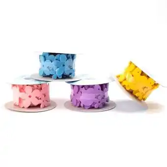 Tesco Assorted Easter Laser Cut Felt Ribbon 1m offer