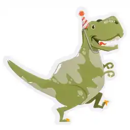 Tesco Dinosaur Fun Party Plastic Wall Decoration 49cm offer