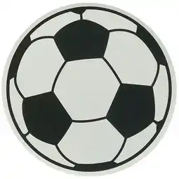 Tesco Football Round Paper Plates 23cm - Pack of 8 offer