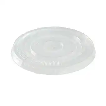 Tesco PLA Clear Plastic Compostable Smoothie Cup Lids - Pack of 50 offer