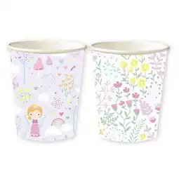 Tesco Fairy Princess Paper Cups 250ml - Pack of 8 offer