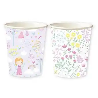 Tesco Fairy Princess Paper Cups 250ml - Pack of 8 offer