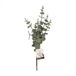 Tesco Artificial Christmas Eucalyptus Spray Decoration 35cm offer