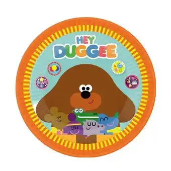 Tesco Hey Duggee Round Paper Plates 23cm - Pack of 8 offer