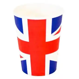 Tesco Union Jack Paper Cups 270ml - Pack of 10 offer