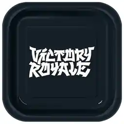 Tesco Fortnite Party Square Paper Plates 22cm - Pack of 8 offer