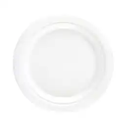 Tesco White Round Compostable Bagasse Plates 18cm - Pack of 125 offer