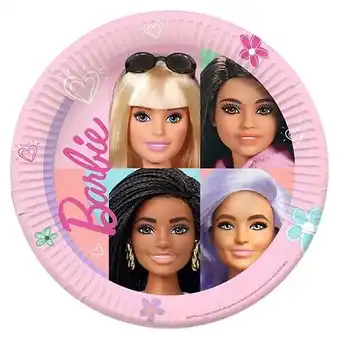 Tesco Barbie Sweet Life Round Paper Plates 23cm - Pack of 8 offer