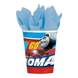 Tesco Thomas And Friends Paper Cups 266ml - Pack of 8 offer