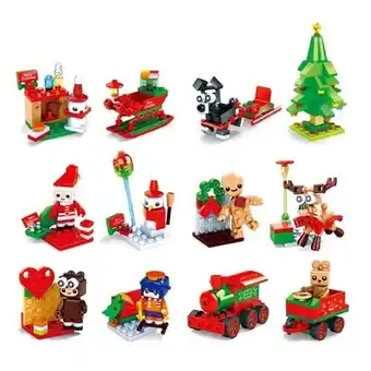 Tesco Assorted Christmas Building Block Kit offer