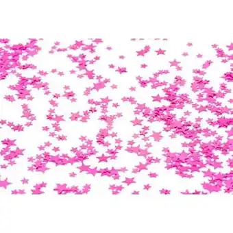 Tesco Small Cerise Stars Table Confetti - 14 Grams offer