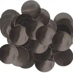 Tesco Black 25mm Giant Round Foil Table Confetti 50g offer