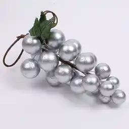 Tesco Silver Berries Foliage Decoration 19cm offer