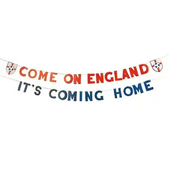 Tesco Come on England It's Coming Home Card Banner 2.5m offer