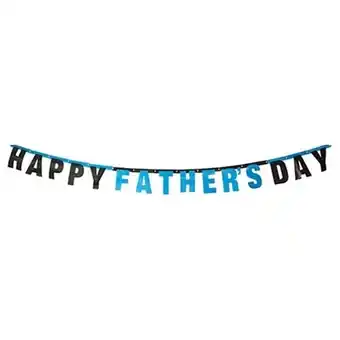 Tesco Happy Father's Day Cardboard Letter Banner 180cm offer