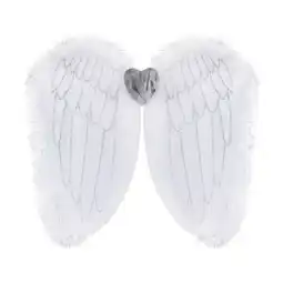 Tesco White Angel Wings Adults Christmas Fancy Dress offer