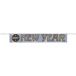 Tesco Happy New Year Fringe Banner - 140cm offer