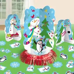 Tesco Joyful Snowman Christmas Table Decorating Kit offer