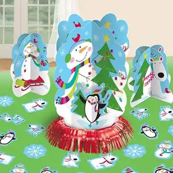 Tesco Joyful Snowman Christmas Table Decorating Kit offer