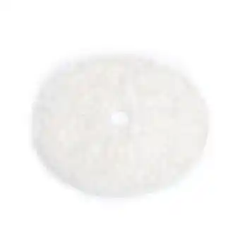 Tesco Living and Home Snow White Plush Christmas Tree Skirt for Holiday Decoration-78 cm offer