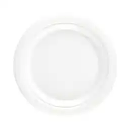 Tesco White Round Compostable Bagasse Plates 18cm - Pack of 25 offer