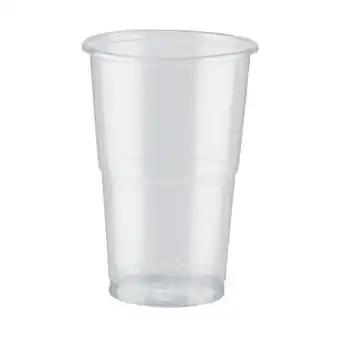 Tesco PLA Clear Compostable Half Pint Glasses 284ml - Pack of 50 offer