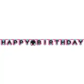 Tesco Happy Birthday Internet Famous Cardboard Letter Banner 170cm offer