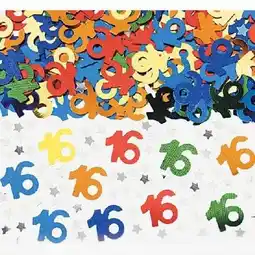 Tesco 16th Birthday Table Confetti - 14 Grams offer