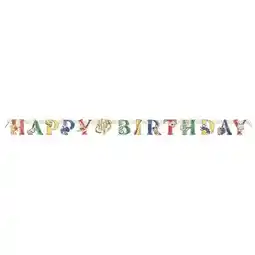 Tesco Harry Potter Happy Birthday Cardboard Letter Banner 182cm offer