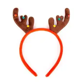 Tesco Reindeer Antlers Christmas Headband Fancy Dress offer