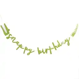 Tesco Snappy Birthday Cardboard Letter Banner 200cm offer