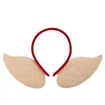 Tesco Elf Ear Christmas Headband Fancy Dress offer