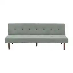 Tesco Living and Home Modern Convertible Sofa Bed with Wooden Legs - Grey offer