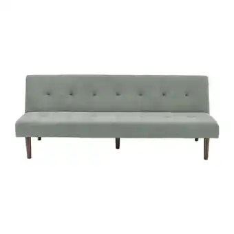 Tesco Living and Home Modern Convertible Sofa Bed with Wooden Legs - Grey offer