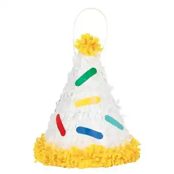 Tesco Party Hat Mini Pinata Decoration 20cm offer