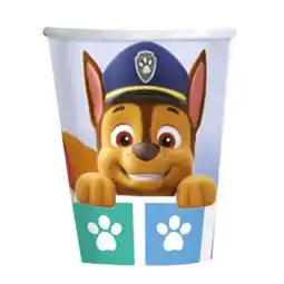 Tesco Paw Patrol Paper Cups 250ml - Pack of 8 offer