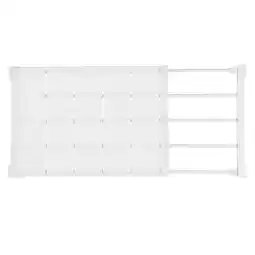 Tesco Living and Home Expandable Closet Tension Shelf & Layer Dividers - 50cm W x 25cm D offer