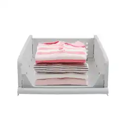 Tesco Living and Home Foldable Plastic Storage Drawer Basket 20L - Off White offer