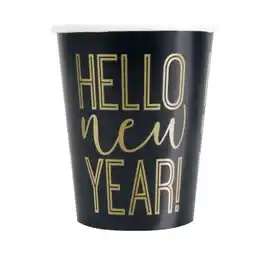 Tesco Roaring New Year Paper Cups 270ml - Pack of 8 offer