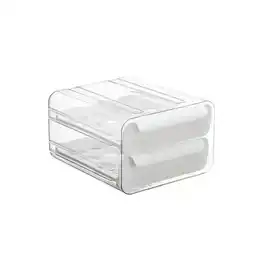 Tesco Living and Home Double-layer Transparent Egg Storage Drawer Box offer